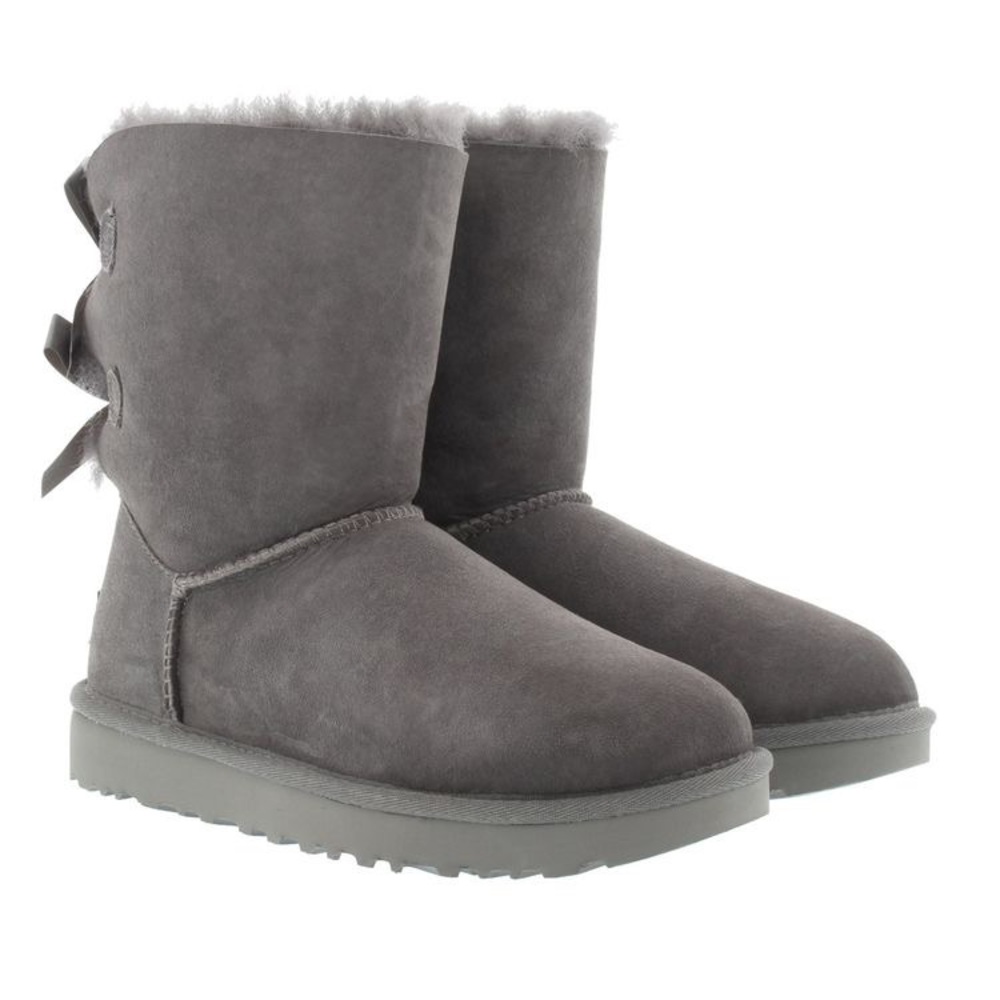 GREY UGGS BOW TIE